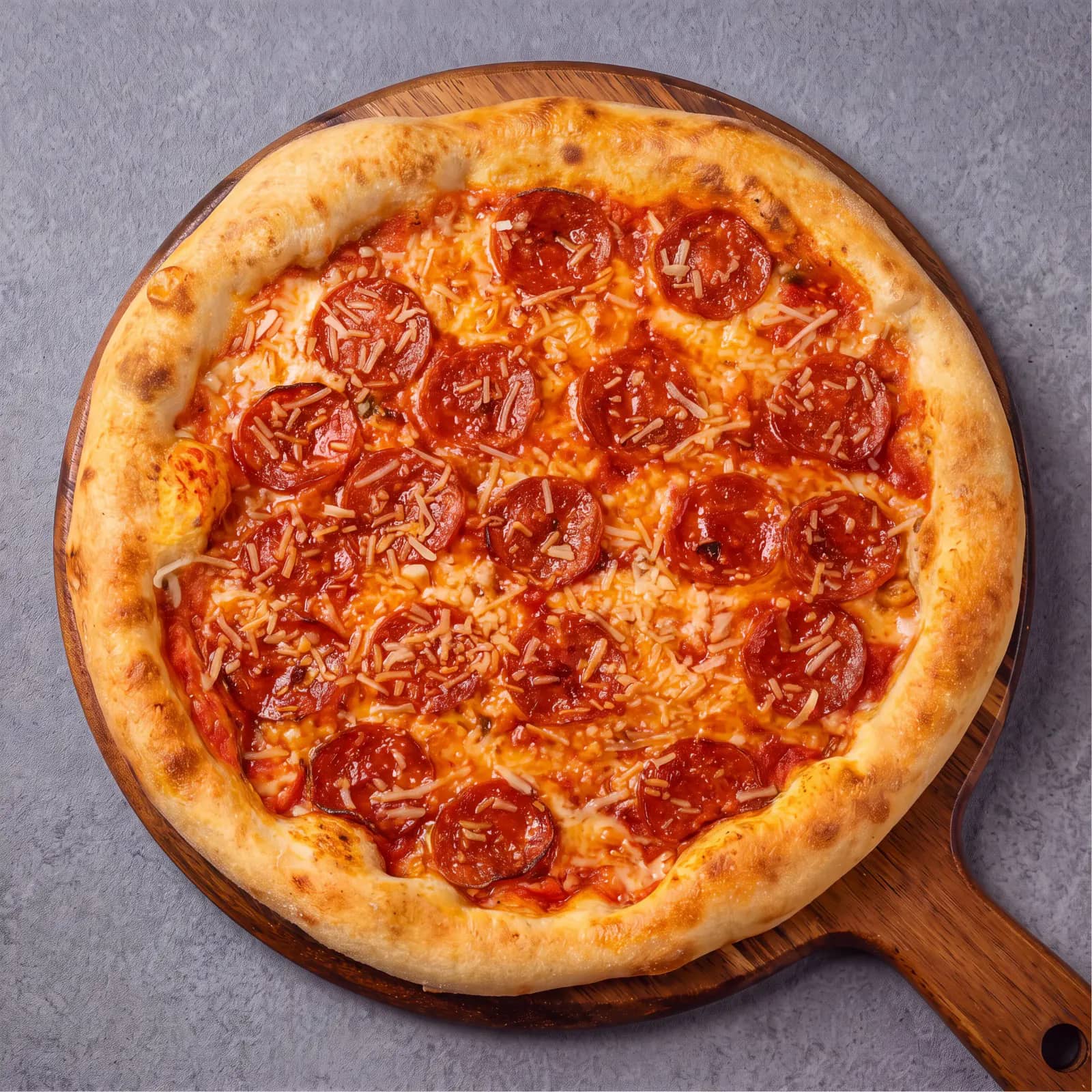 Zia Pizza - stone baked hot honey pepperoni pizza